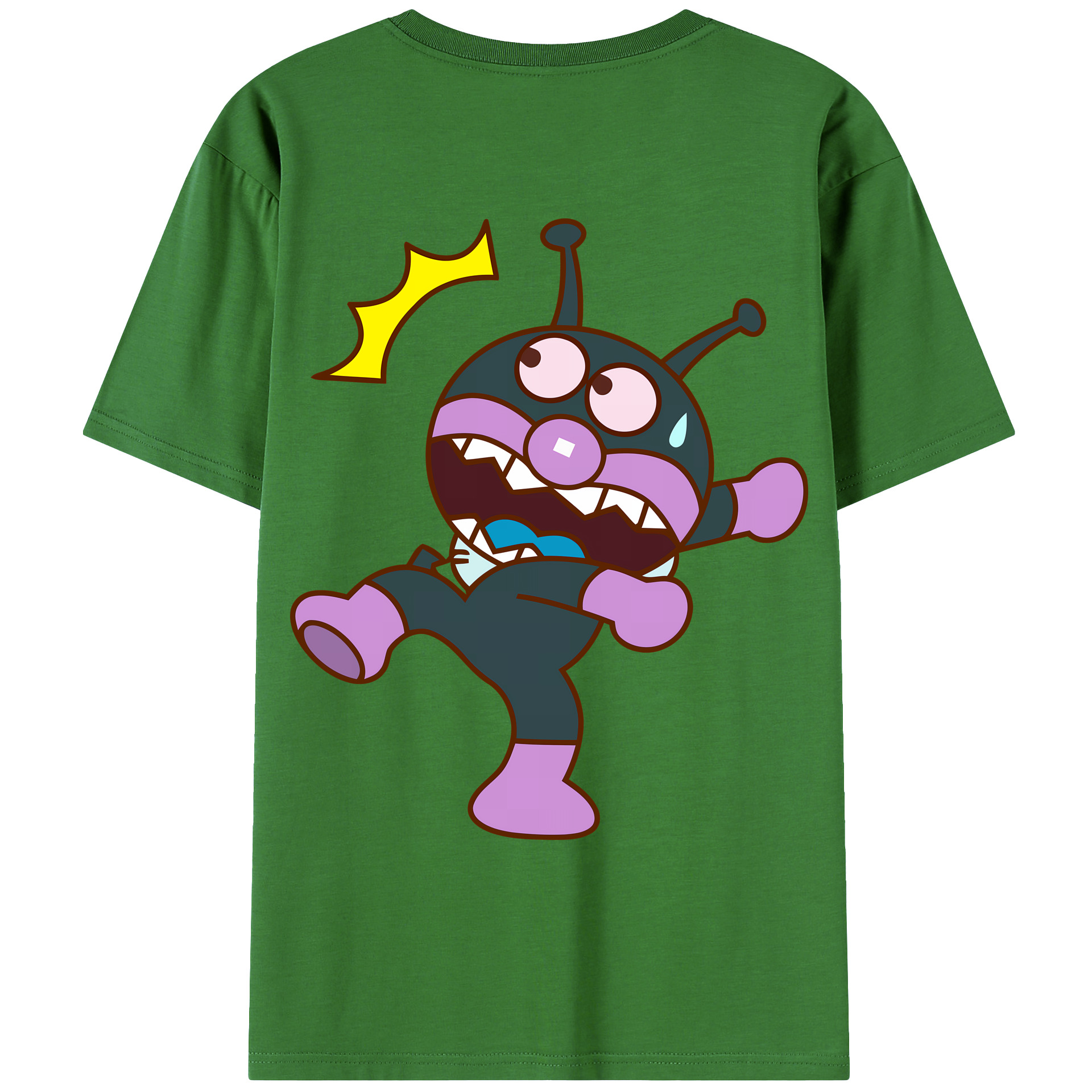（画像用） アンパンマン Anpanman レディース半袖Tシャツ(バックプリント)